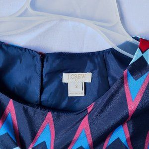 Geometric Pattern Dress - J.Crew - 2